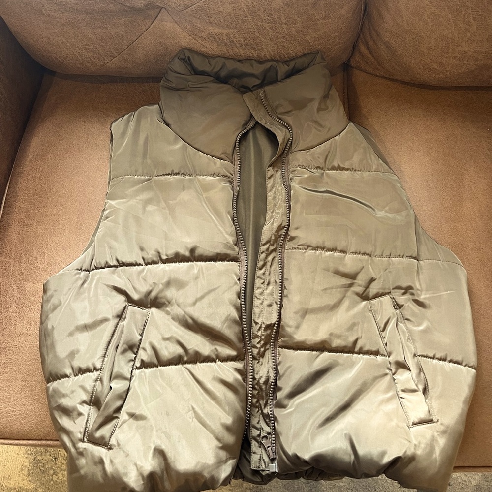 Brown vest 
Size M